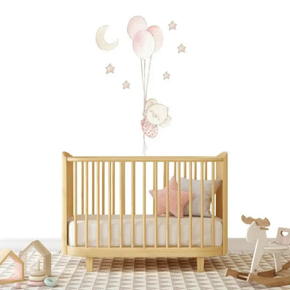 Vinilo Decorativo Infantil BALLOON GIRL - Sueños de Cigueña