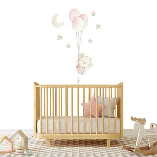 Vinilo Decorativo Infantil BALLOON GIRL - Sueños de Cigueña