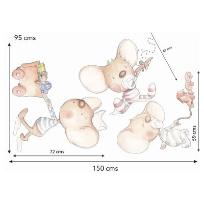 Vinilo Decorativo Infantil HABITACION DE JUEGOS - Sueños de Cigueña