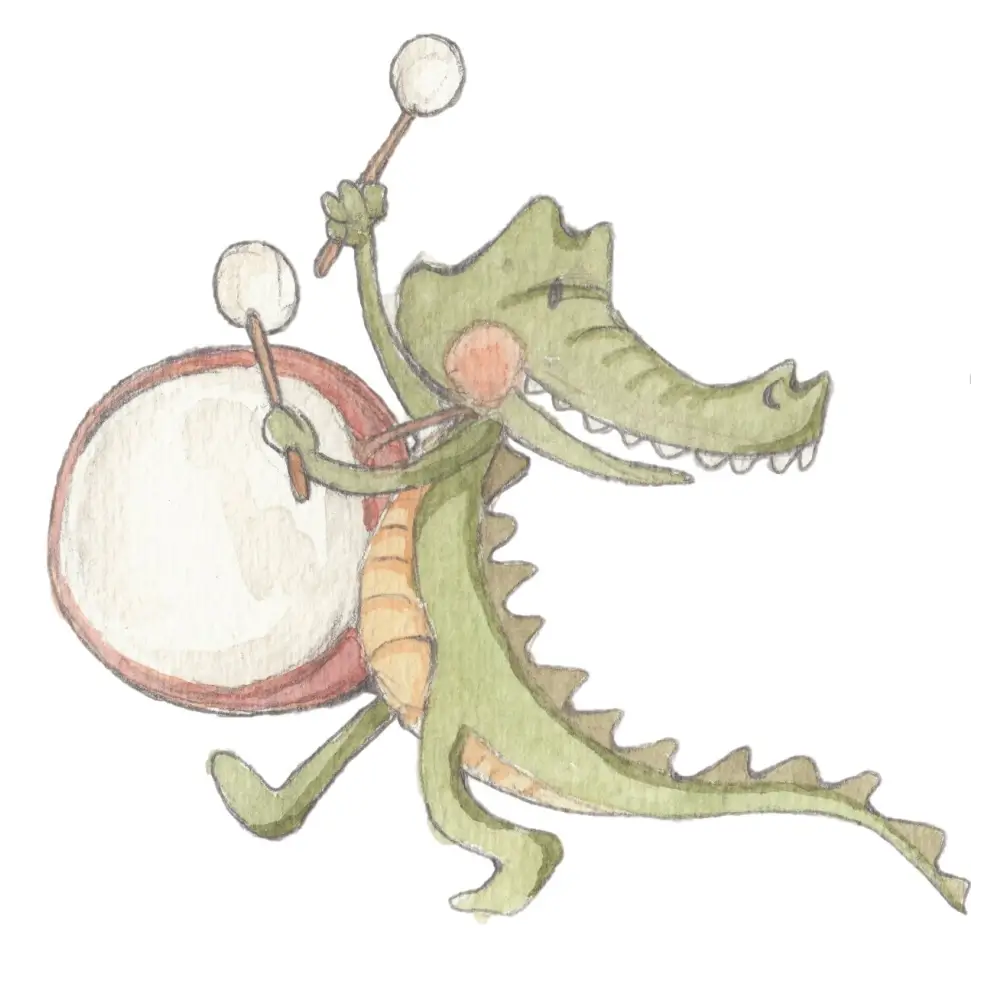 Vinilo Decorativo Infantil MUSICAL BAND 02 - Sueños de Cigueña