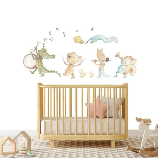 Vinilo Decorativo Infantil MUSICAL BAND 02 - Sueños de Cigueña