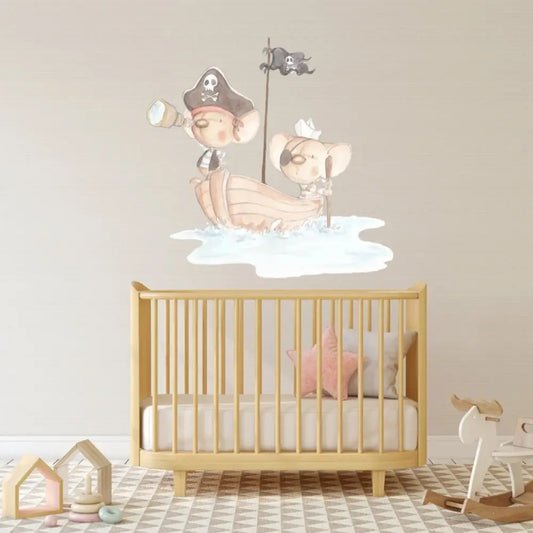 Vinilo Decorativo Infantil PIRATAS - Sueños de Cigueña