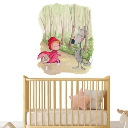 Vinilo Decorativo Infantil THE WOLF - Sueños de Cigueña