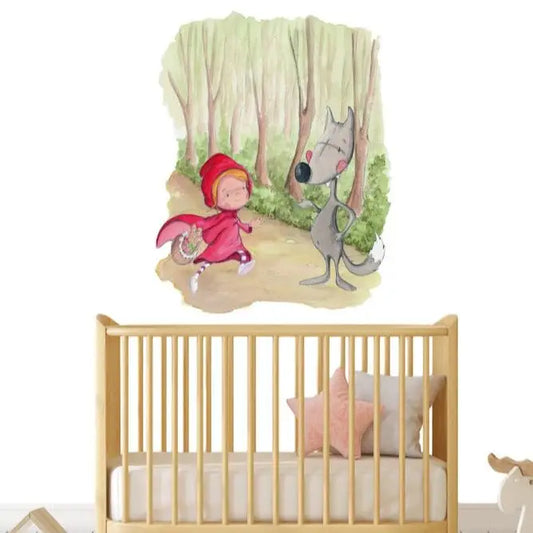 Vinilo Decorativo Infantil THE WOLF - Sueños de Cigueña
