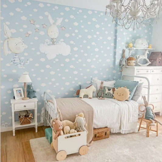 Vinilo Decorativo Infantil TWIN RABBIT - Sueños de Cigueña
