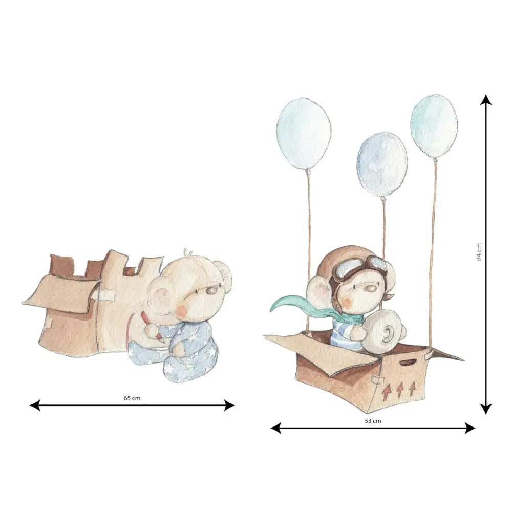 Vinilo Decorativo Infantil A BOX - Sueños de Cigueña