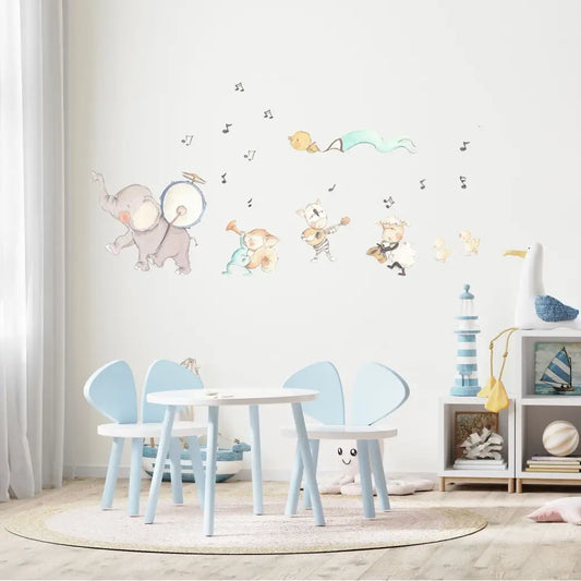 Vinilo infantil de Tela Banda Musical Vinilo Decorativo Infantil MUSICAL BAND 01 - Sueños de Cigueña 94 € Vinilo