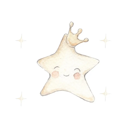Vinilo Infantil "Small" STAR 80x80cm - Sueños de Cigueña 