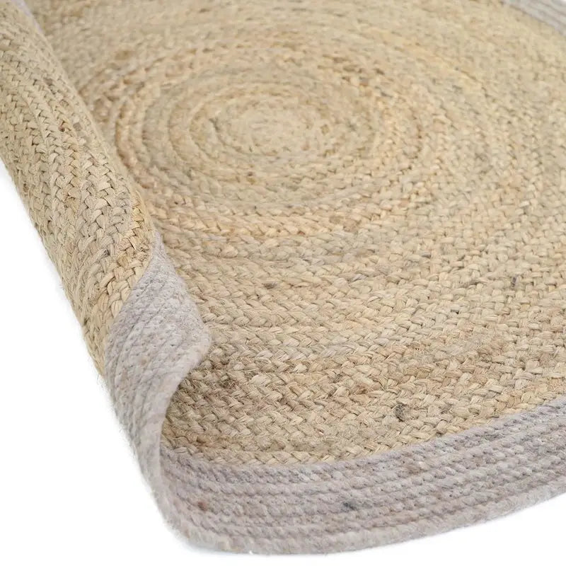 YHUKI TAUPE S tapis jute & laine - Sueños de Cigueña