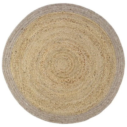 YHUKI TAUPE S tapis jute & laine - Sueños de Cigueña
