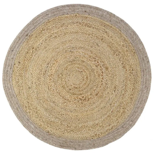 YHUKI TAUPE S tapis jute & laine - Sueños de Cigueña