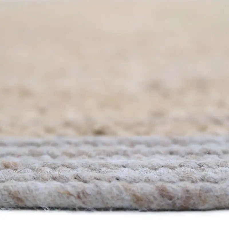 YHUKI TAUPE S tapis jute & laine - Sueños de Cigueña