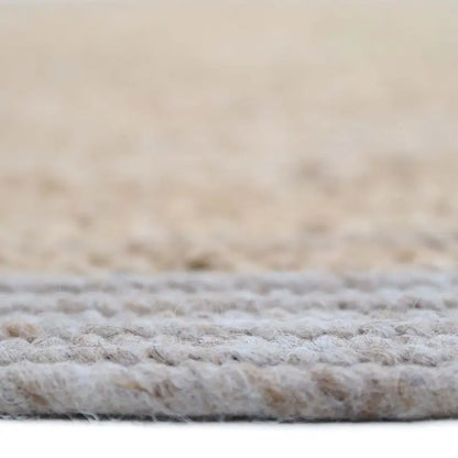 YHUKI TAUPE S tapis jute & laine - Sueños de Cigueña